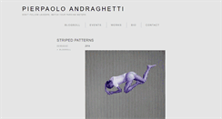 Desktop Screenshot of pierpaoloandraghetti.com